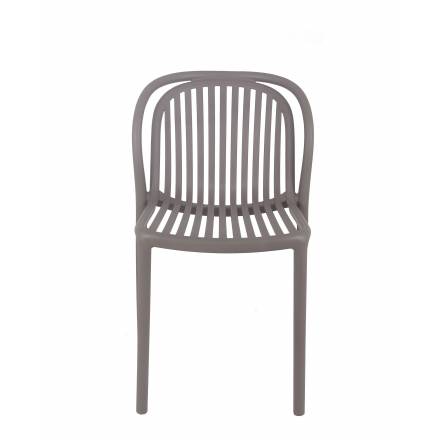 Chaise DUBAI | Taupe  CHAISES EN POLYPROPYLÈNE