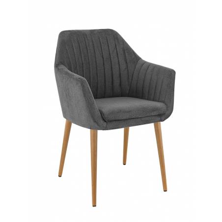 ALFONSE Armchair anthracite  INDOOR CHAIRS