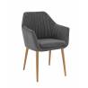 ALFONSE Armchair anthracite BE EXPRESS INDOOR CHAIRS