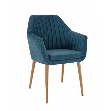 Fauteuil ALFONSE | Petrol  Chaises d'intérieur