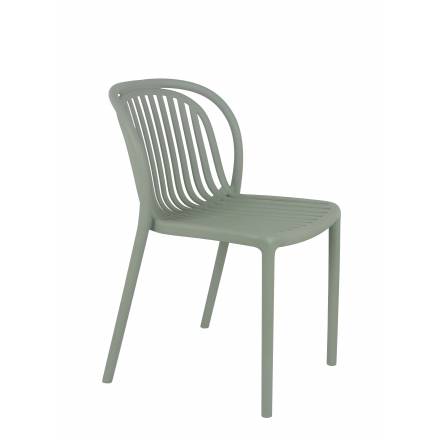 Chaise DUBAI | Sauge  CHAISES EN POLYPROPYLÈNE