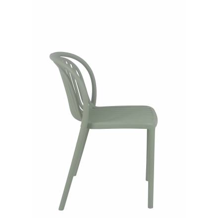 Chaise DUBAI | Sauge  CHAISES EN POLYPROPYLÈNE