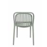 Chaise DUBAI | Sauge  CHAISES EN POLYPROPYLÈNE