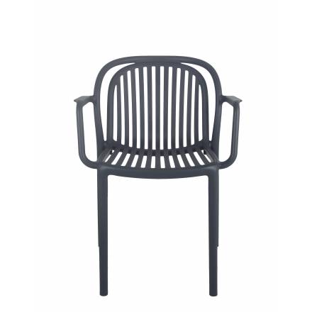 Fauteuil JEDDAH | Anthracite  CHAISES EN POLYPROPYLÈNE