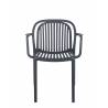 Anthracite JEDDAH armchair  Gamme MONACO