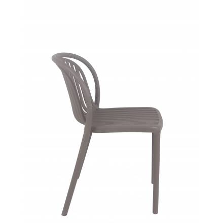 Fauteuil JEDDAH | Taupe  CHAISES EN POLYPROPYLÈNE