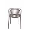 Fauteuil JEDDAH | Taupe  CHAISES EN POLYPROPYLÈNE