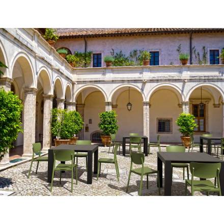 Chaise MONNA | Noir  CHAISES EN POLYPROPYLÈNE