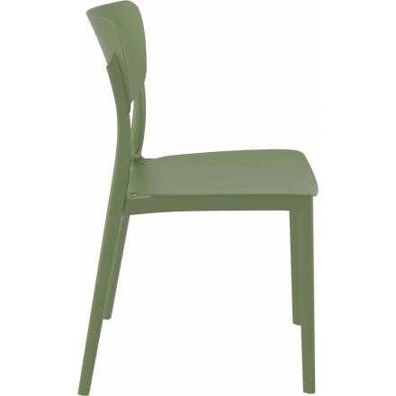 Chaise MONNA | Olive  CHAISES EN POLYPROPYLÈNE