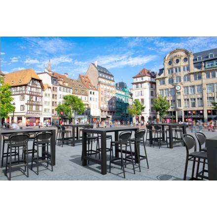 Chaise haute MARCEL BAR 75  CHAISES EN POLYPROPYLÈNE