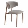 Chaise BONNIE | Gris & Brun BE EXPRESS Chaises d'intérieur