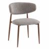 Chaise BONNIE | Gris & Brun BE EXPRESS Chaises d'intérieur