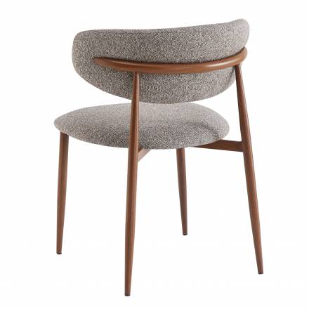 Chaise BONNIE | Gris & Brun  Chaises d'intérieur