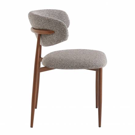BONNIE Chair | Grey and Brown  INDOOR CHAIRS
