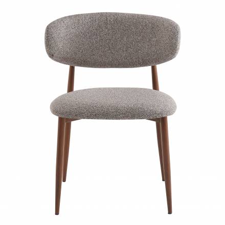 Chaise BONNIE | Gris & Brun  Chaises d'intérieur
