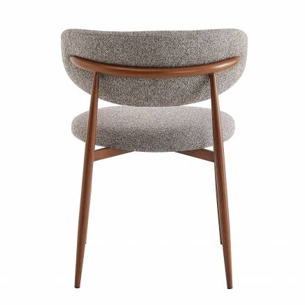 Chaise BONNIE | Gris & Brun  Chaises d'intérieur