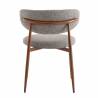 Chaise BONNIE | Gris & Brun BE EXPRESS Chaises d'intérieur