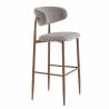 Chaise haute CLYDE | Gris & Brun  Chaises d'intérieur