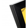 Porte-menu BLACK STAR XXL 8xA4 sur pied SECURIT Porte-menus lumineux