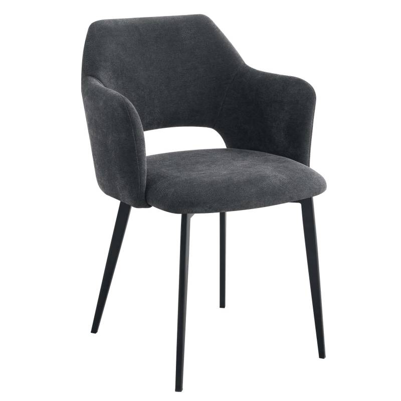 FRANCIS Armchair | Anthracite BE EXPRESS INDOOR CHAIRS