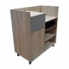 Combiné desserte & poubelle OTALYS | Chianti Oak LIGNE CHR Dessertes de service