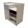 Combiné desserte & poubelle OTALYS | Chianti Oak LIGNE CHR Dessertes de service