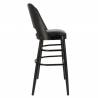 Chaise haute COLISÉE | Wengé & Noir LIGNE CHR Chaises d'intérieur