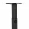 ENTRY table base – 3 height positions | H72/90/108 cm LIGNE CHR Piétements MARY NOIR