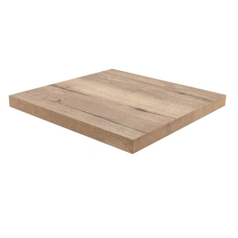 Plateau stratifié HALIFAX NATUREL 46mm | 70x70cm BE EXPRESS Plateaux de table