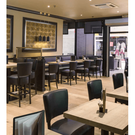 Plateau stratifié HALIFAX NATUREL 46mm | 80x80cm BE EXPRESS Plateaux de table