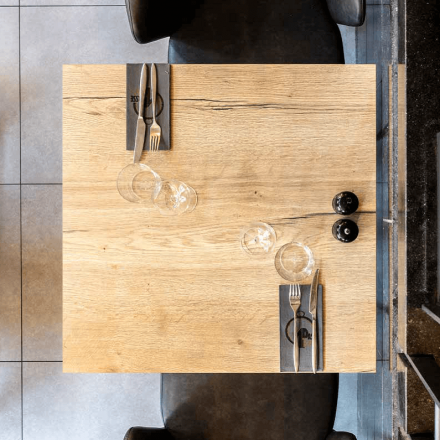 Plateau mélaminé HALIFAX | 70x70cm BE EXPRESS Plateaux de table