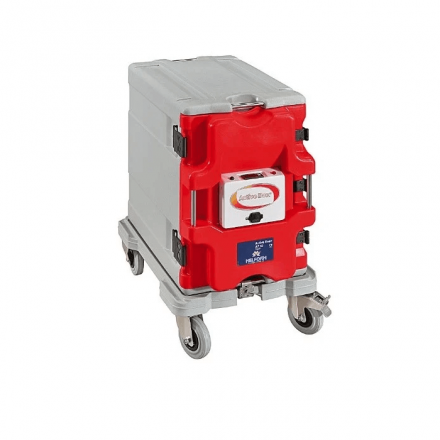 Kit conteneur chauffant THERMAX AF12 + chariot | Numérique MELFORM Coffres isothermes à ouverture frontale