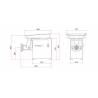 Traditional meat grinder - DRC 22L PSV Meat grinders