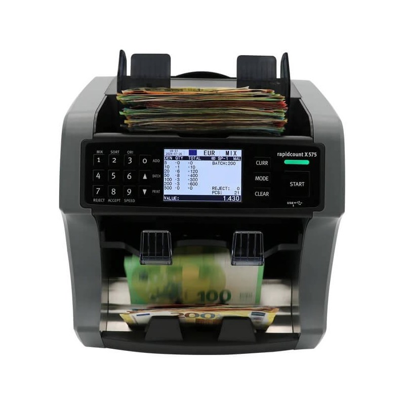 Compteuse de billets X 575 Ratiotec - CHR MARKET