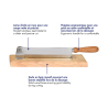 Couteau à pain professionnel avec socle en bois - CHR MARKET