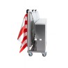 PSV Foldable Mobile Refrigerated Market Display Cabinet - CHR MARKET