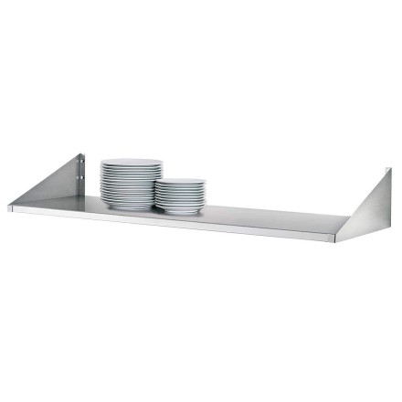 Etagère murale inox P300mm