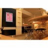 Stainless steel illuminated menu holder 4xA4 SECURIT Information Displays