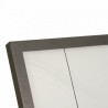 Porte-menu lumineux ACIER GALVA 6xA4 SECURIT Porte-menus lumineux