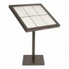 Illuminated GALVA STEEL menu holder 6xA4 on stand SECURIT Information Displays
