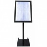 Porte-menu BLACK STAR 4xA4 SECURIT Porte-menus lumineux
