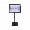 Porte-menu BLACK STAR 4xA4 SECURIT Porte-menus lumineux