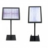 Menu holder BLACK STAR 4xA4 SECURIT Information Displays