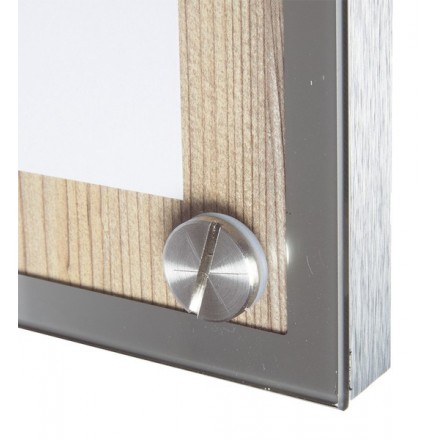Display GLASS STAR OAK 1xA4 SECURIT Information Displays