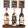 Présentoir 3 bouteilles SECURIT Présentoirs bouteilles de vin