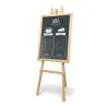 Chevalet EASEL pour ardoise SECURIT Salle