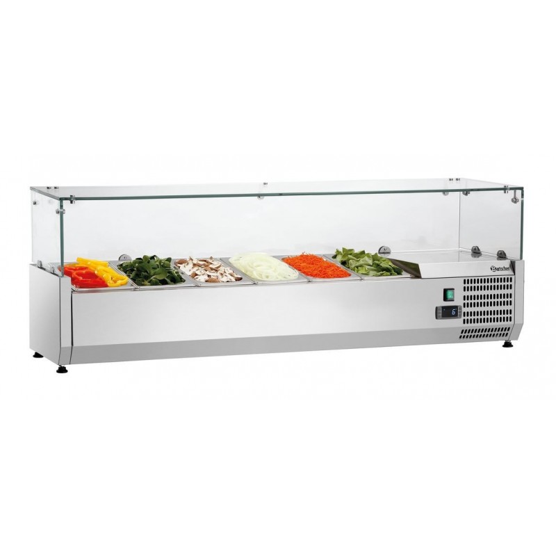 Présentoir réfrigéré 6xGN1/4 BARTSCHER Saladettes réfrigérées