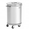 Poubelle 56L sur roulettes BARTSCHER Matériel Inox