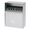 Cendrier mural inox 6.5L BARTSCHER Cendriers