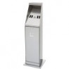 Cendrier inox sur colonne 5.5L BARTSCHER Cendriers